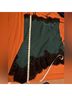 Gold Hawk Teal Black Silk Top Size M - photo 7