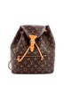 Louis Vuitton 100% Coatead Canvas Brown Montsouris Backpack Monogram Canvas One size - photo 1