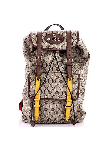 Gucci Courrier Soft Backpack GG Coated Canvas Large (view 1)