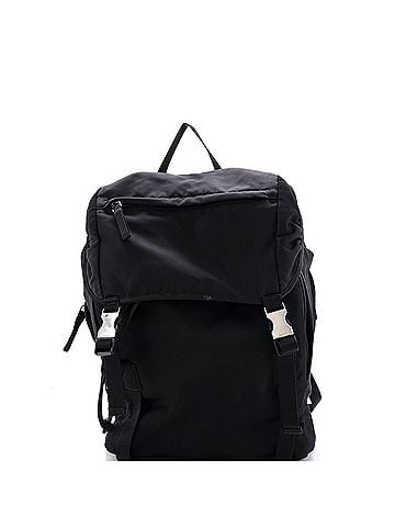 Prada Double Buckle Backpack Tessuto Medium (view 1)