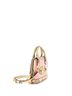 Gucci 100% Leather Pink Horsebit 1955 Top Handle Bag Python and Leather Mini One size - photo 3