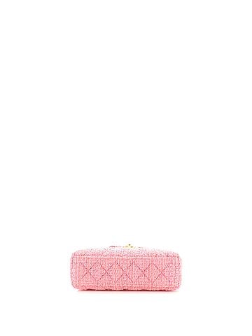 Chanel Kelly Top Handle Shopping Bag Quilted Tweed Mini (view 2)