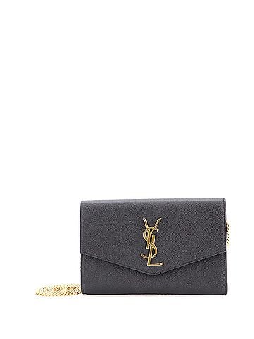 Saint Laurent Uptown Chain Wallet Leather (view 1)