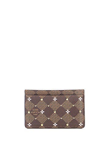 Louis Vuitton Card Holder Flower Printed Studded Damier (view 1)