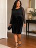 Monif C. Black Cocktail Dress Size 1X - photo 3