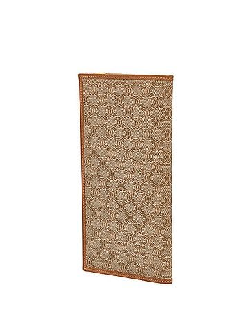Céline Celine Macadam Long Wallet, Billfold, Beige Brown Leather, Women's CELINE (view 2)