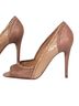 Devi Kroell Python Peep Toe Stiletto Heels - photo 2