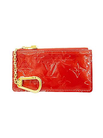 Louis Vuitton Louis Vuitton Vernis Pochette Clé M91977 Pomme d'Amour Women's Wallet/Coin Case P3410935 (view 1)