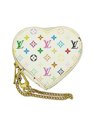 Louis Vuitton Louis Vuitton Wallet/Coin Case, Monogram Multicolore, Portemonnaie Coeur, M60040, Blanc, Ladies, P3338470 (view 1)