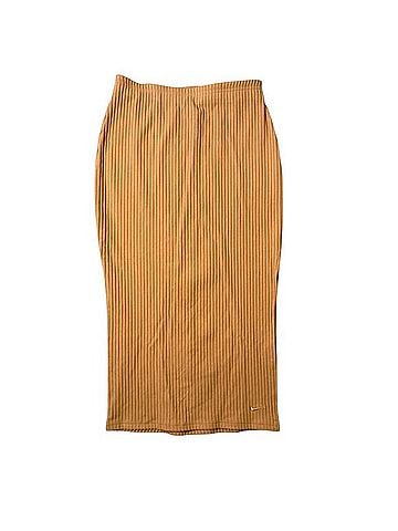Nike Ribbed Knit Midi Slit Skirt Casual Skirt (view 2)