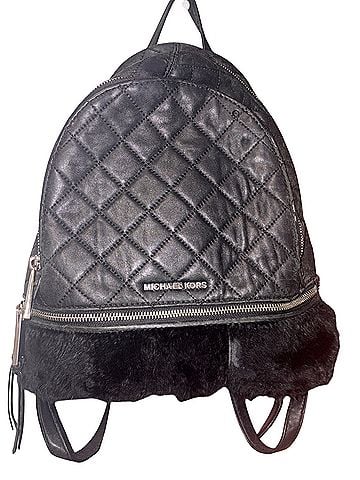 Michael Kors Leather Backpack (view 1)