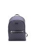 Gucci 100% Coatead Canvas Black Front Zip Pocket Backpack GG Coated Canvas Medium One size - photo 1