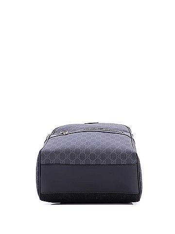 Gucci Front Zip Pocket Backpack GG Coated Canvas Medium (view 2)