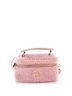 Miu Miu 100% Shearling Pink Top Handle Vanity Case Shearling One size - photo 1