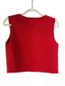 MIOU MUSE Red Sleeveless Blouse Size S - photo 2