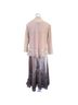 Komarov 100% Polyester Solid Ombre Tan Pink Ivory Casual Dress Size L - photo 5