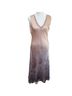 Komarov 100% Polyester Solid Ombre Tan Pink Ivory Casual Dress Size L - photo 16