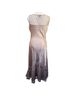 Komarov 100% Polyester Solid Ombre Tan Pink Ivory Casual Dress Size L - photo 7