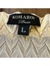 Komarov 100% Polyester Solid Ombre Tan Pink Ivory Casual Dress Size L - photo 3