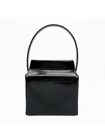 Givenchy GIVENCHY Logo Handbag, Interchangeable Handle, Leather, Black, Women's (view 2)