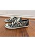 Coach Animal Print Black Tan Ivory Sneakers Size 8 1/2 - photo 5