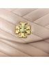 Tory Burch Chevron-herringbone Pink Gold Leather Belt One size - photo 8