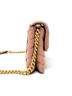 Tory Burch Chevron-herringbone Pink Gold Leather Belt One size - photo 5