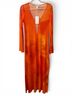 Caroline Constas Print Orange Yellow Red Swimsuit Cover Up Size S - photo 4