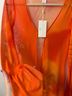 Caroline Constas Print Orange Yellow Red Swimsuit Cover Up Size S - photo 7
