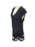 St. John Solid Black White Cocktail Dress Size 14 - photo 4