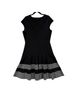 St. John Solid Black White Cocktail Dress Size 14 - photo 8