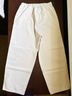 OZMA 100% Cotton Ivory Casual Pants One size - photo 5