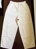OZMA 100% Cotton Ivory Casual Pants One size - photo 4