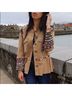Zara 100% Cotton Tan Brown Jacket Size S - photo 4