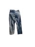 PrettyLittleThing 100% Cotton Stripes Blue Jeans Size 4 - photo 2