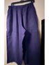 Flax 100% Linen Solid Blue Linen Pants Size M - photo 4
