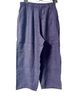 Flax 100% Linen Solid Blue Linen Pants Size M - photo 1
