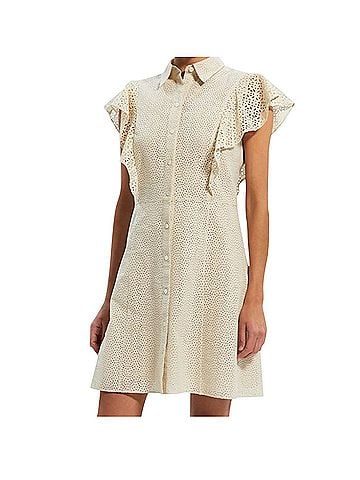 Theory Nova Ruffle Dress Casual Dress (view 1)