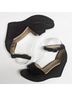 Cordani 100% Suede Solid Black Sandals Size 7 1/2 - photo 6