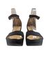 Cordani 100% Suede Solid Black Sandals Size 7 1/2 - photo 2