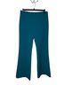 Trina Turk 70% Polyester 24% Viscose 6% Elastane 100% Polyester Solid Teal Fleece Pants Size 12 - photo 1