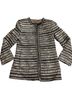Alice + Olivia Checkered-gingham Black White Jacket Size XS - photo 2