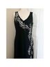 Alex Evenings 100% Polyester Floral Black Cocktail Dress Size 14 - photo 4