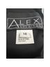 Alex Evenings 100% Polyester Floral Black Cocktail Dress Size 14 - photo 3