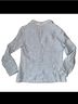Tahari 100% Linen Stripes Blue White Blazer Size M - photo 4
