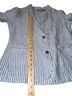 Tahari 100% Linen Stripes Blue White Blazer Size M - photo 9