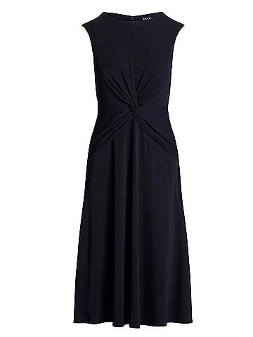 Ralph Lauren Twist-Front Jersey Sleeveless Dress Casual Dress (view 1)