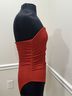 Milly Red Orange One Piece Swimsuit Size L - photo 3