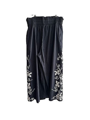 Ranna Gill High-Rise Embroidered Culottes Casual Pants (view 2)