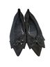 Marian 100% Calf Leather Black Flats Size EU 41 - photo 2